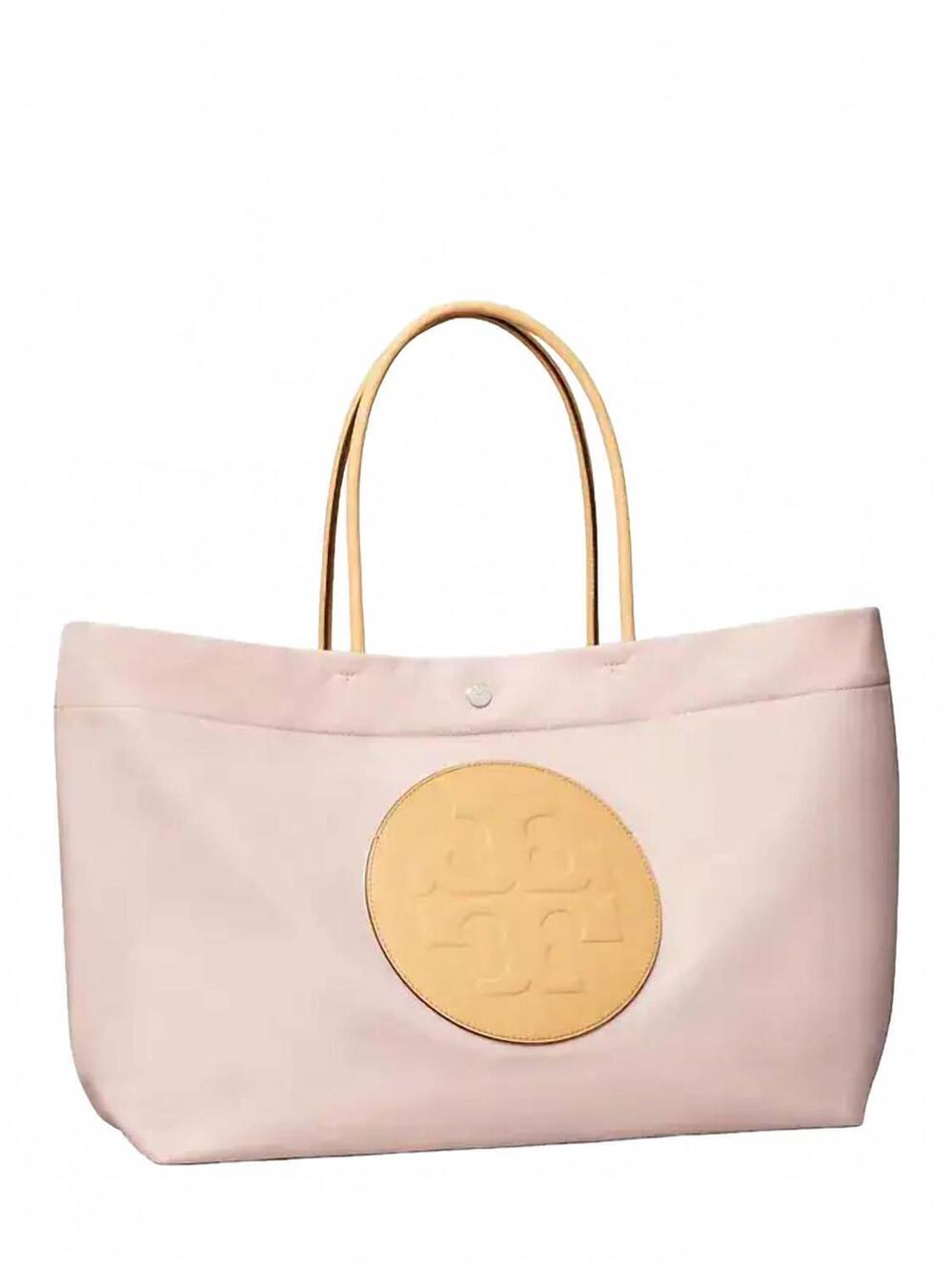 NEW TORY BURCH ella twist reversible tote in rose
